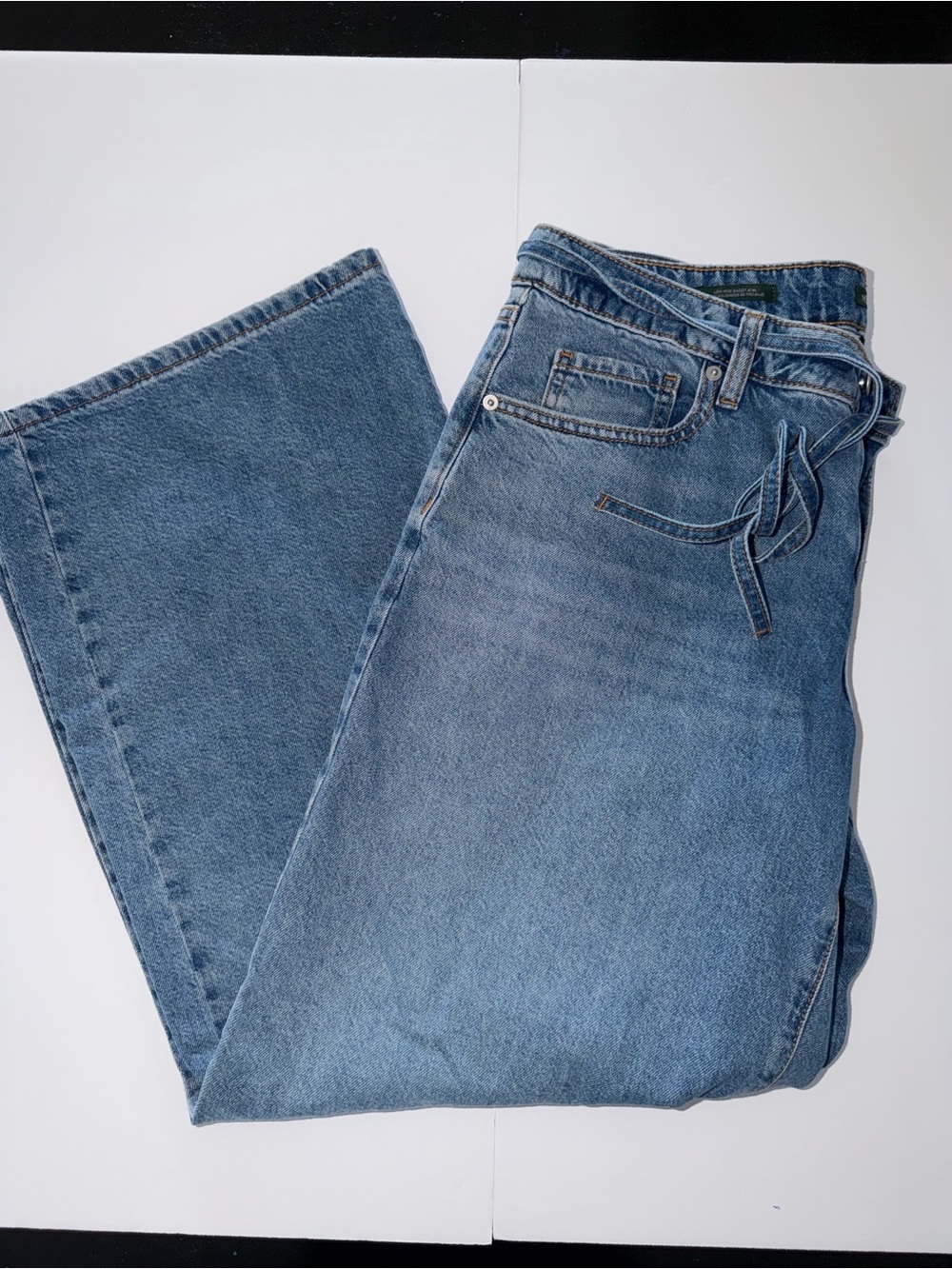 Wild Fable Light Blue High-Rise Baggy Jeans 12